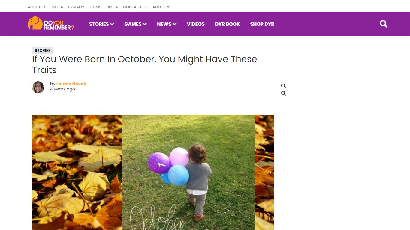 If You Were Born In October, You Might Have These Traits