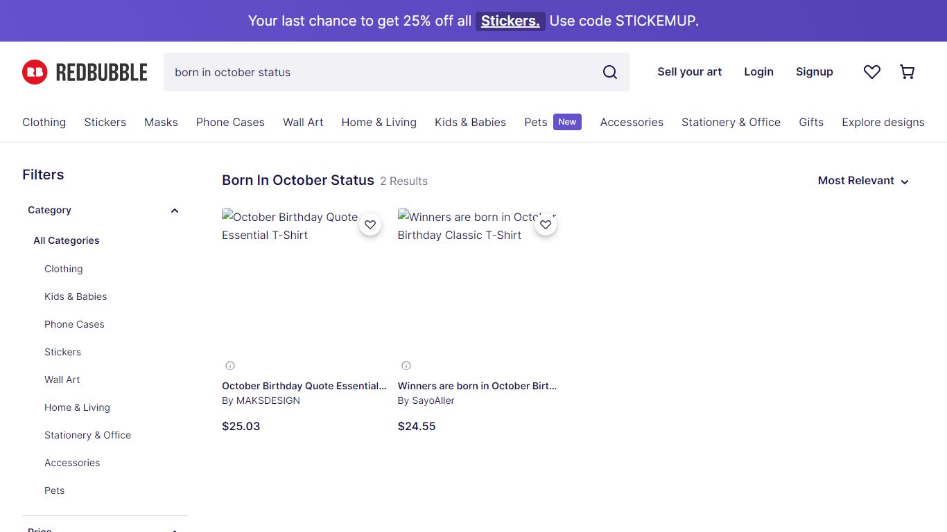 Born In October Status Gifts & Merchandise | Redbubble